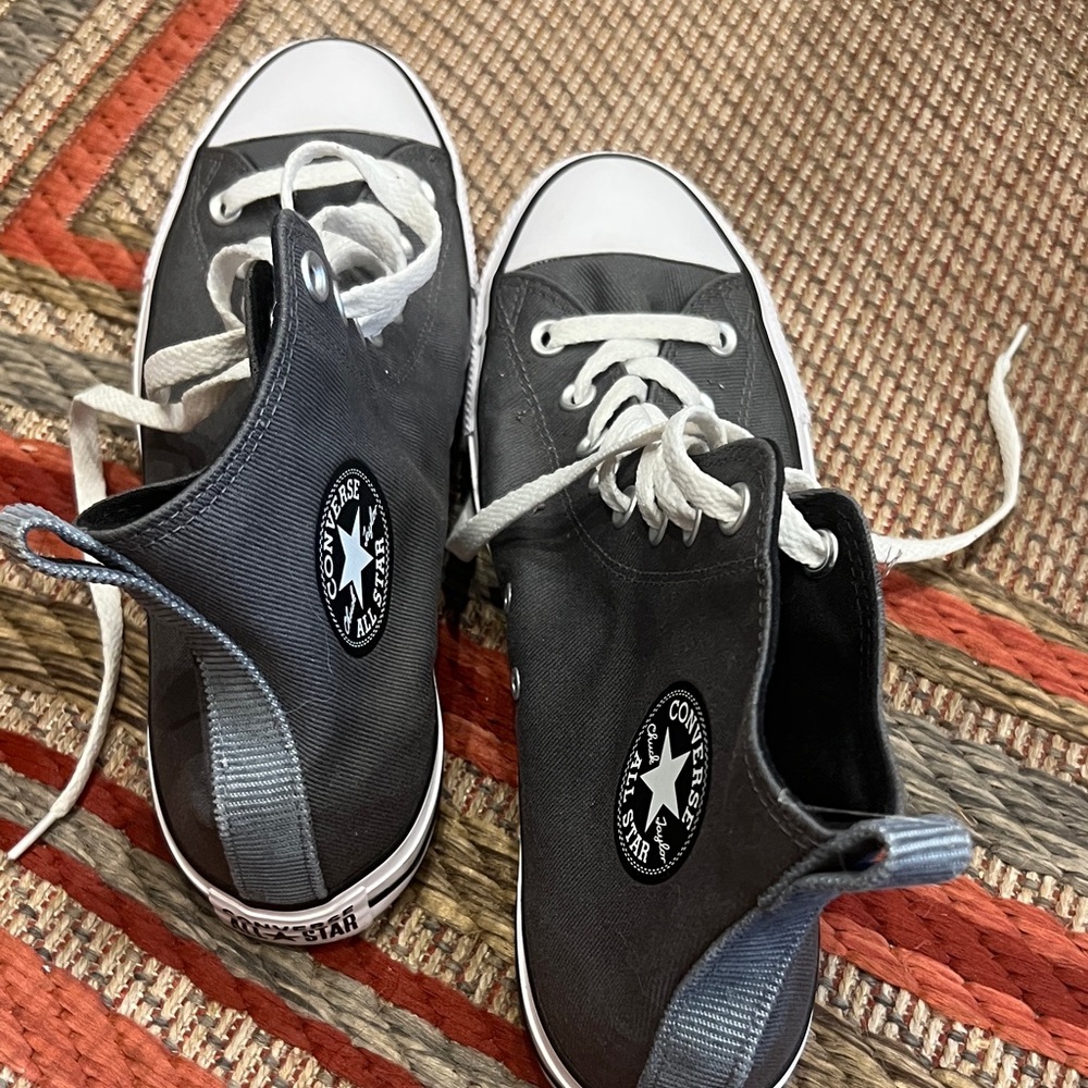 Converse High-Top Sneakers -  Gray